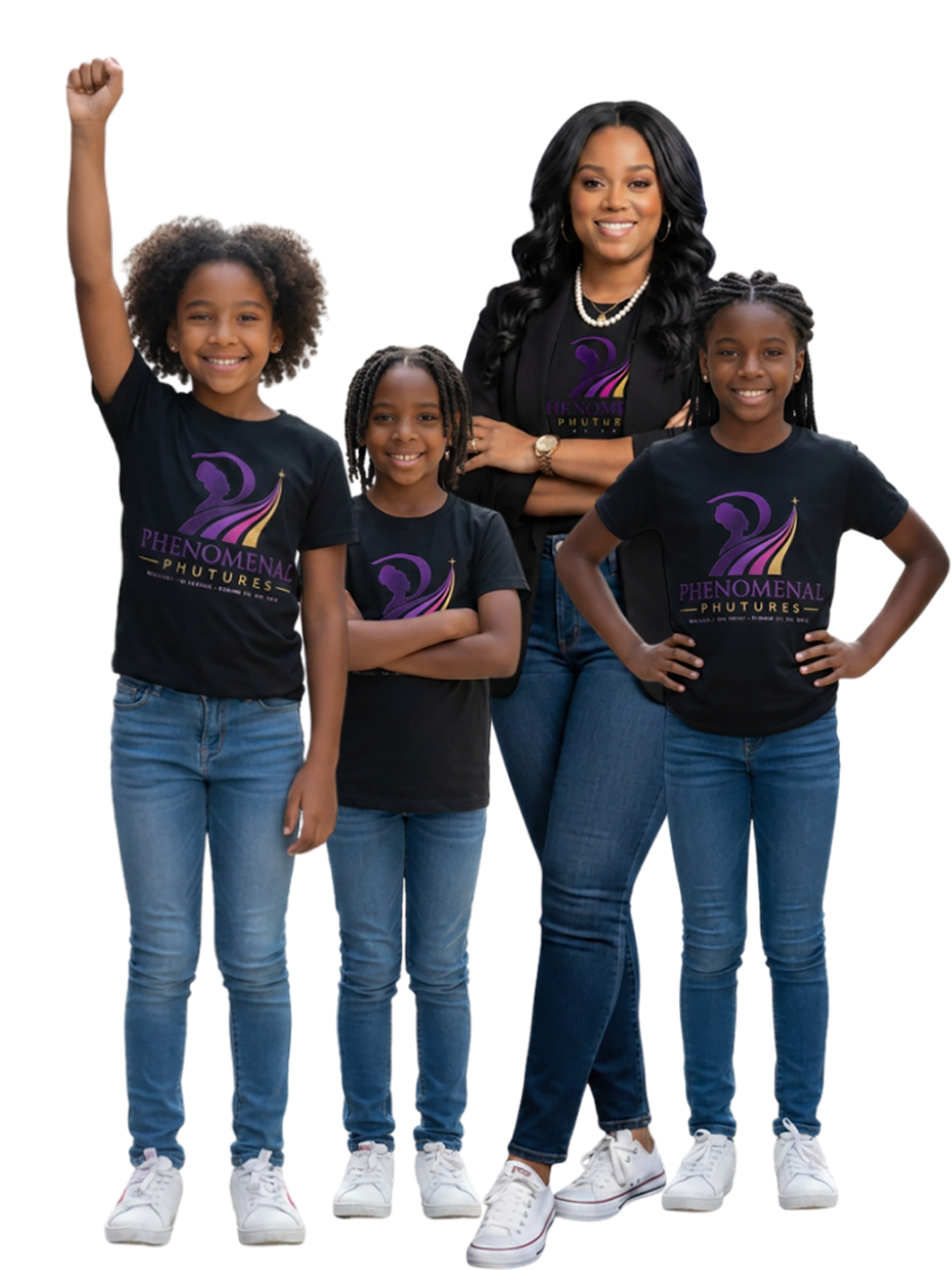 Girls representing the future of Phenomenal Phutures