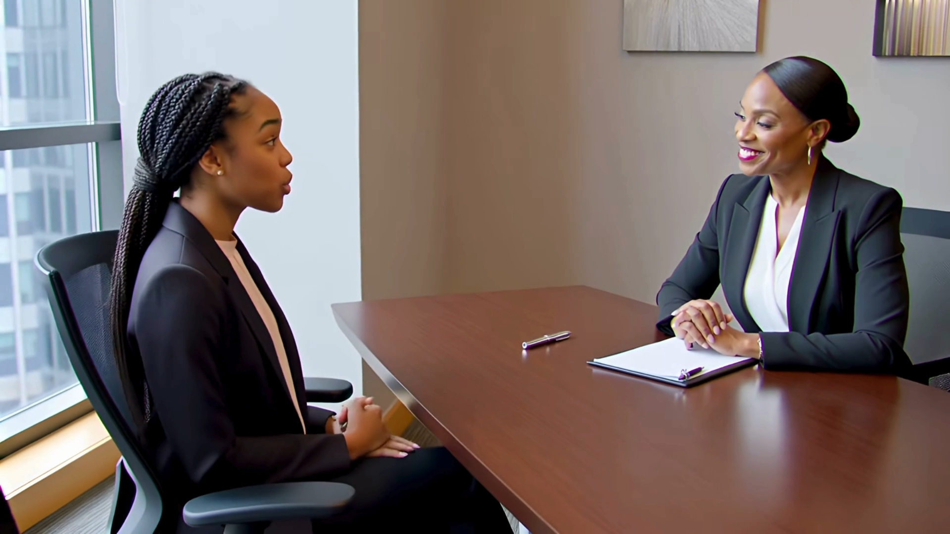 A confident young woman beginning her professional journey